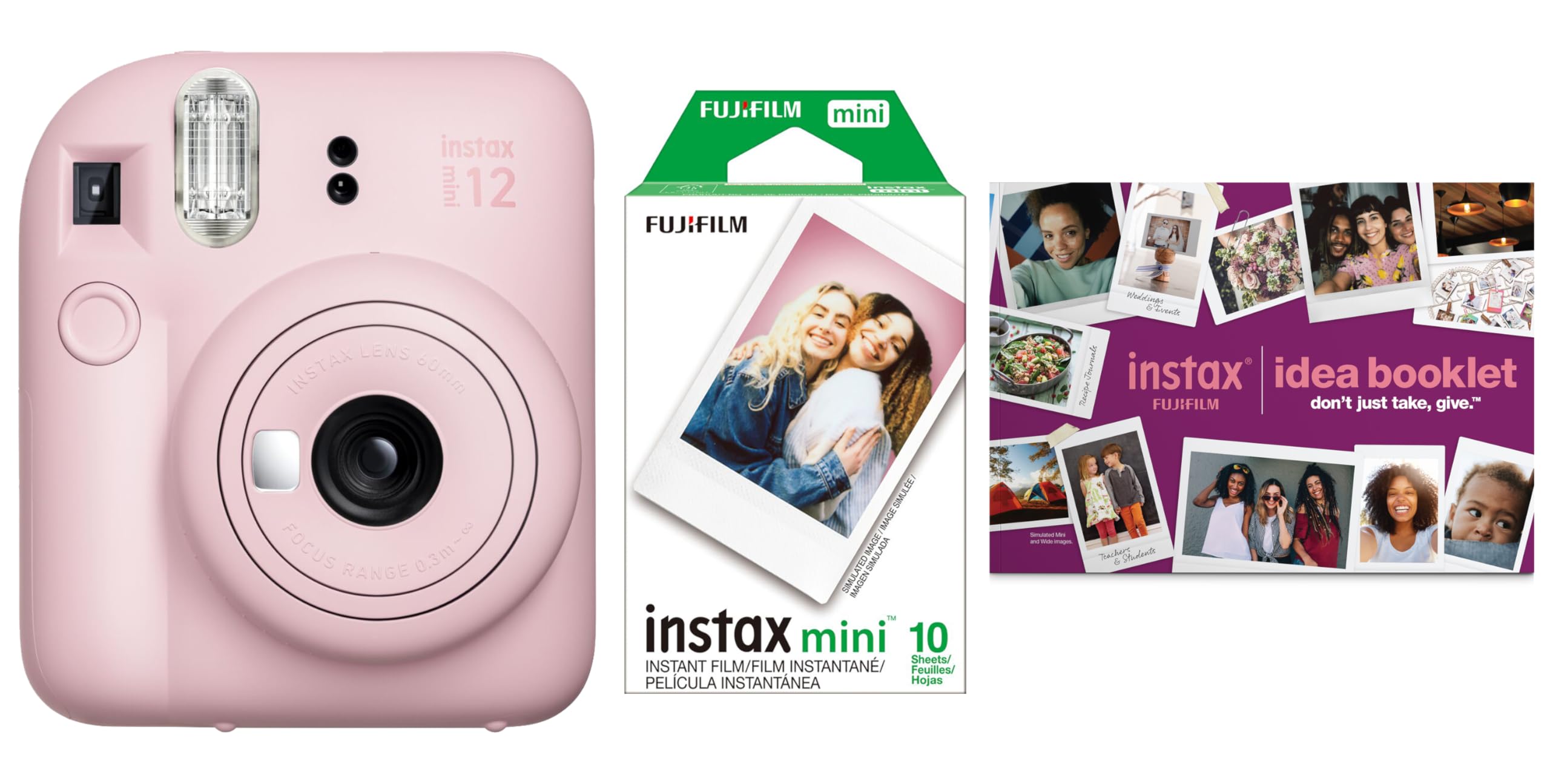 Amazon.com : FUJIFILM INSTAX MINI 12 Pink Bundle 2025 : Electronics